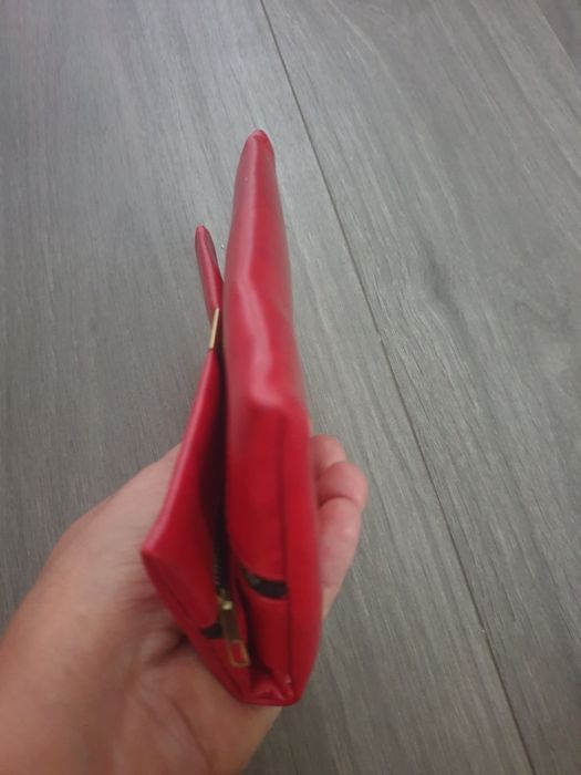 Portfel damski czerwony 15 cm x 10 cm