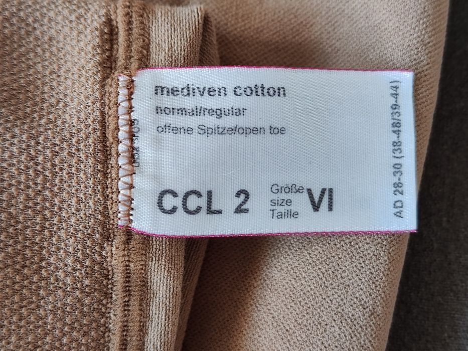 Podkolanówki uciskowe kompresyjne mediven cotton
