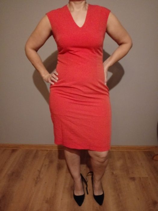 Sukienka pomarańczowa