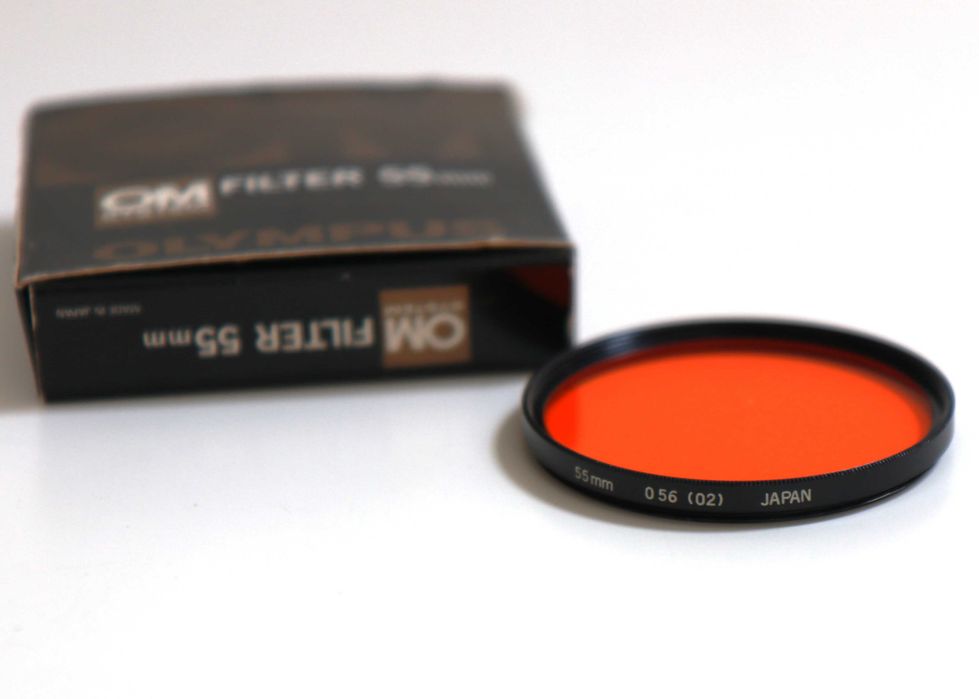 Filtro Olympus 55mm laranja S056 (02)