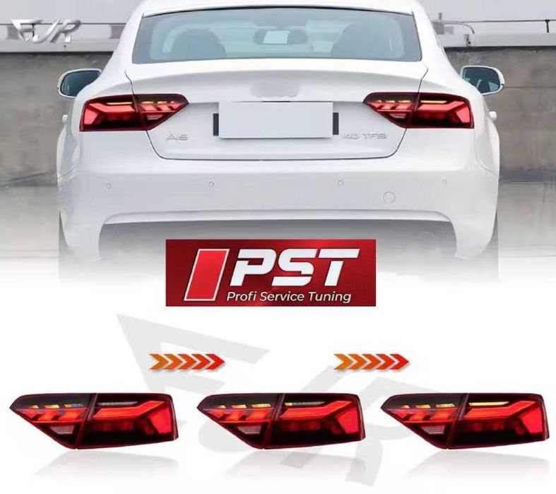Audi A5  B8.5 2012-2016 Ліхтарі Фари Оптика - Стиль Audi A5  B9 Стопи Задні