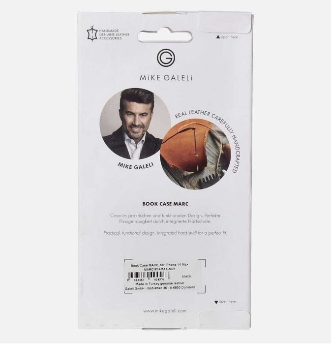 Чехол книжка натур. кожа Mike Galeli iPhone 14 Pro Max та 14 Pro