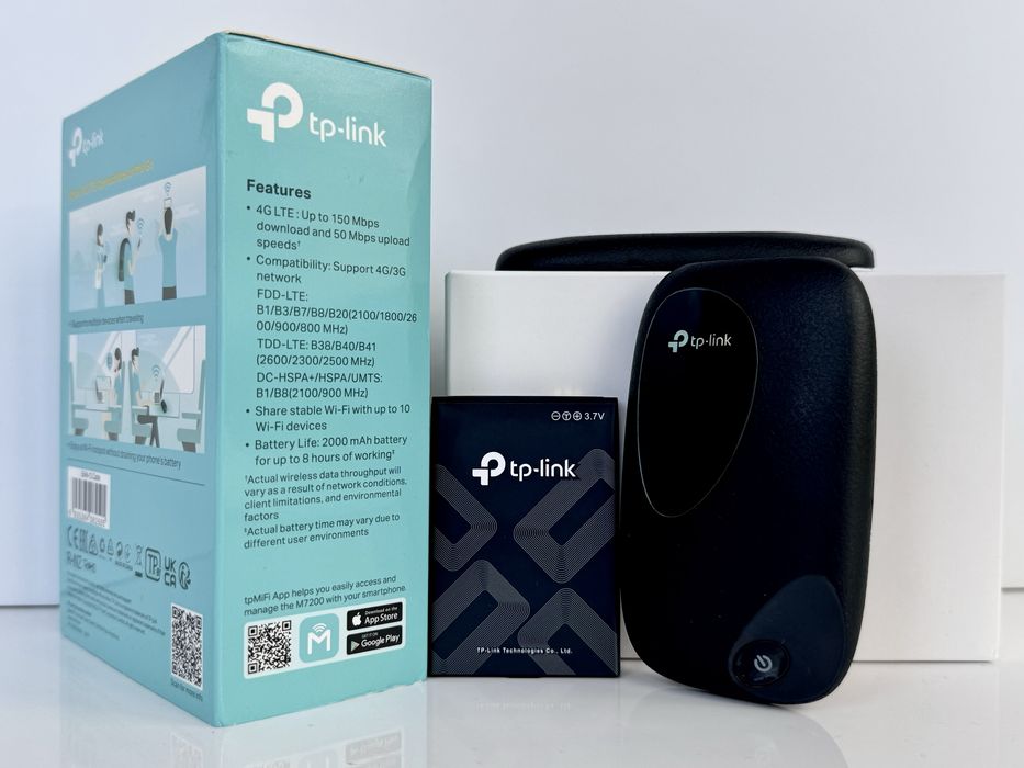 Мобільний Wi-Fi роутер на Сім карту Маршрутизатор 4G LTE TP-LINK M7200