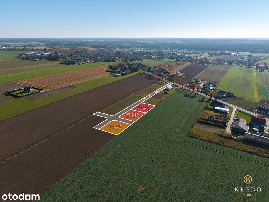Działki budowlane pow. 912 - 979 m² | wydane WZ | Lipka pow. złotowski - More