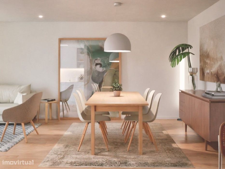 Apartamento T2 novo com varanda