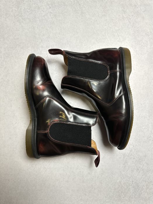 Винтажные кожаные ботинки челси Dr. Martens женские (оригинал)