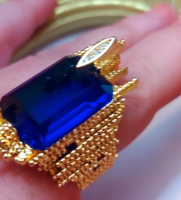 Anel novo banhado a 18kl n 19