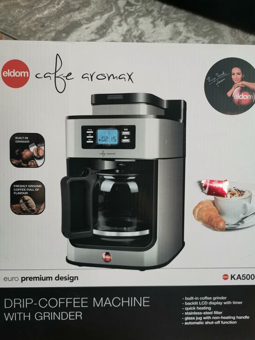 Ekspres do kawy Eldom Cafe Aromax KA500 – wbudowany młynek