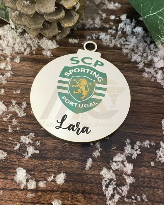 Bolas de natal personalizadas a cores