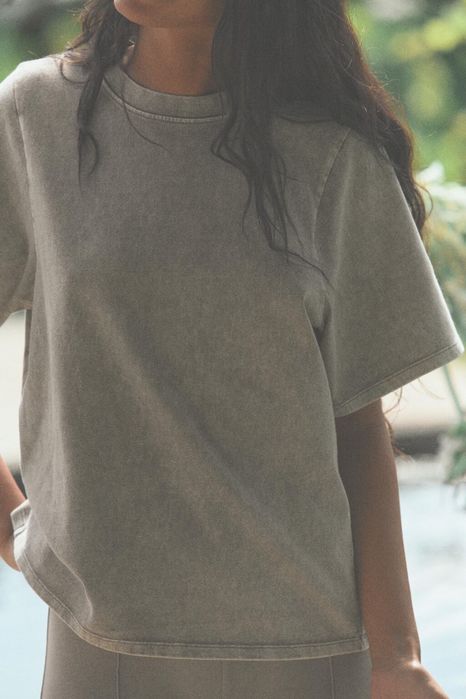 футболка Zara S сіра