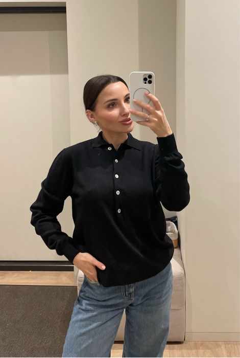 Розкішний брендовий поло светр Onesize стиль cos