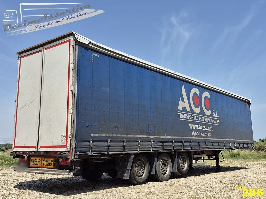 Semi-reboque  Lecitrailer  tecto elevatório