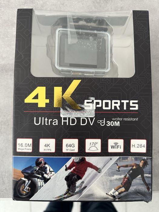 câmara de ação 4K Sports Ultra HD DV