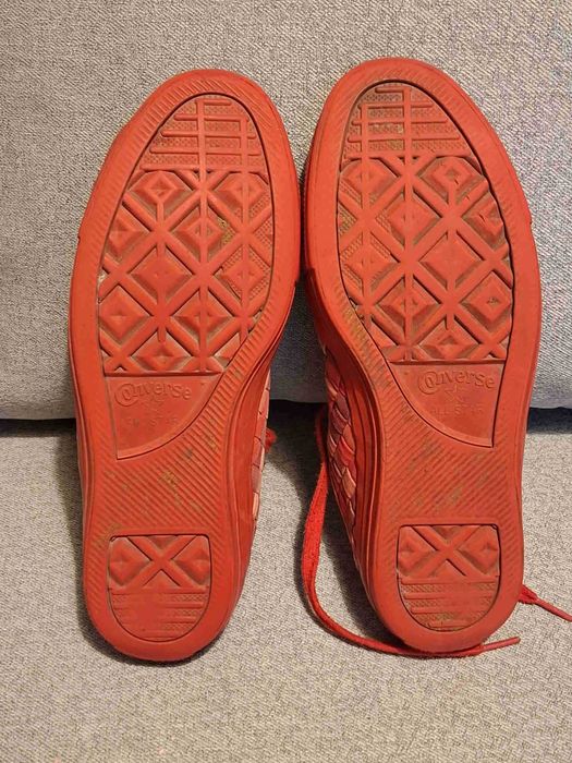 Trampki Converse 41 plecione Czerwone oryginalne używane
