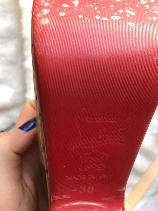 Buty na koturnie christian laboutin