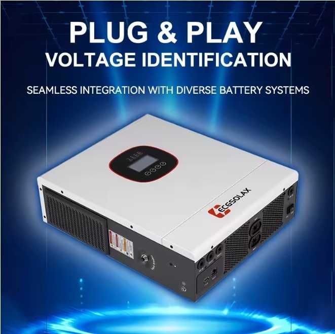 Гібридний інвертор ECGSOLAX ECJ-HVM6.5K-48V-WIFI, 48В, 6.5 кВт