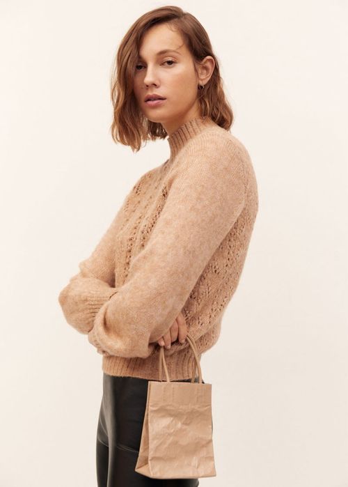 Сумка mango limited edition з жатим еффектом