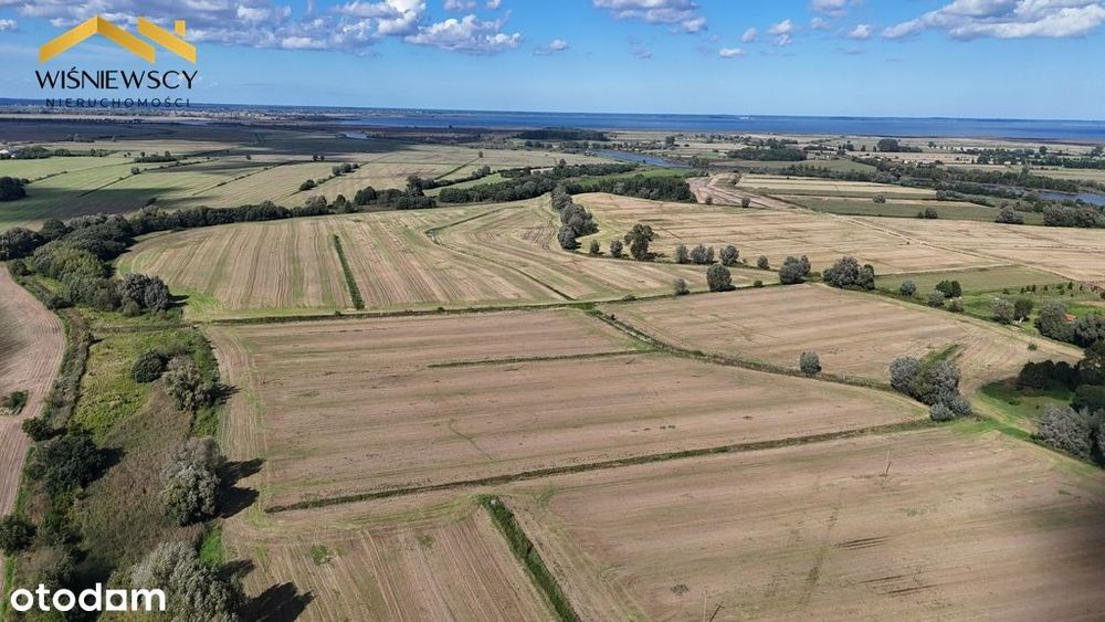 Grunty rolne 43,53 ha – okolice Zalewu Wiślanego