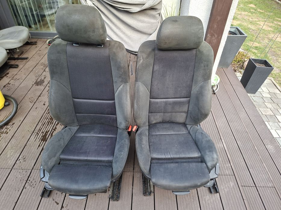 Fotele przednie siedzenia SPORTSITZE BMW e46 sedan touring alkantara