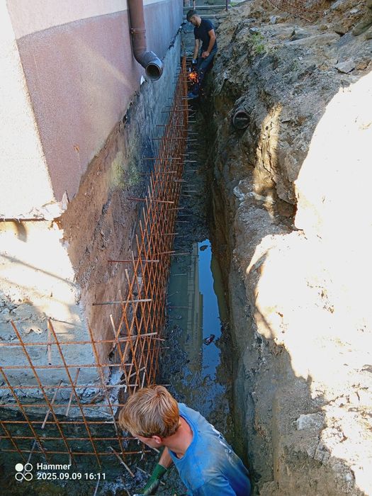 Fundamenty, ławy,  izolacje, zbrojenia