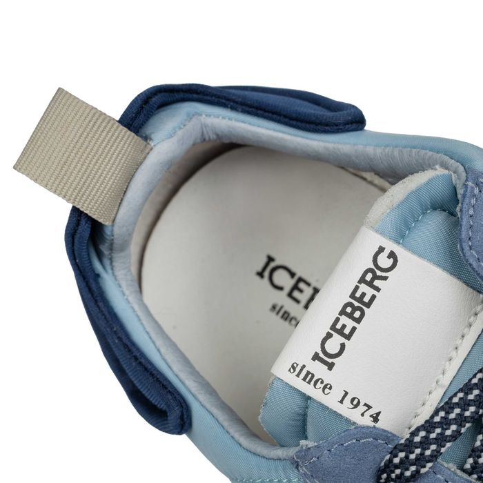 ICEBERG efektowne włoskie sneakersy NOWOŚĆ HORIZON BLUE