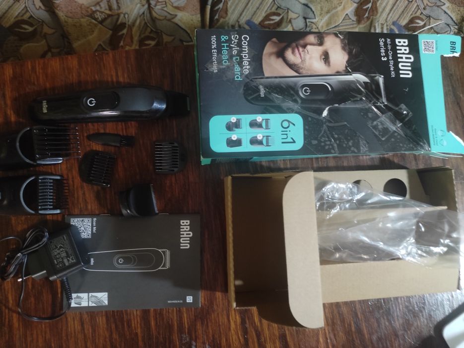 Электрический тример BRAUN серии3. model MGK3410.6в 1