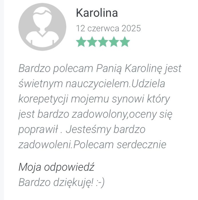 Matematyka SKUTECZNIE - zajęcia z nauczycielką technikum