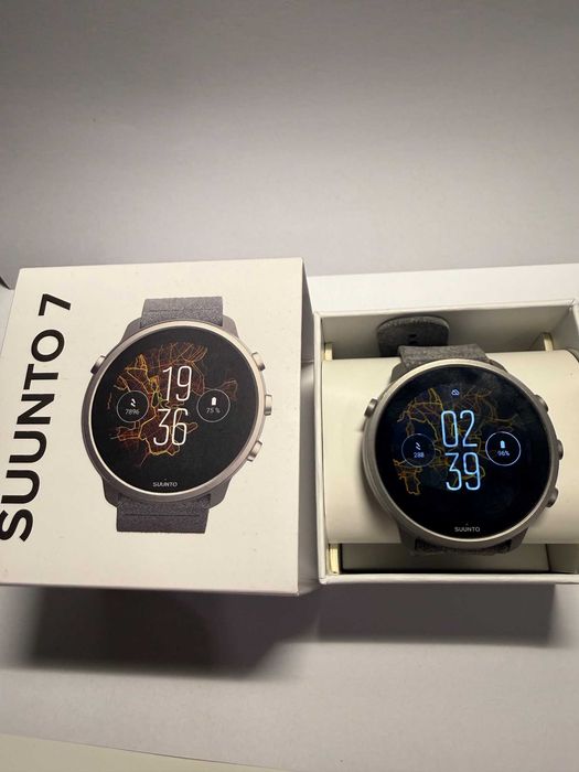 Zegarek Suunto 7 Titanium Stone Gray, wyświetlacz dotykowy AMOLED