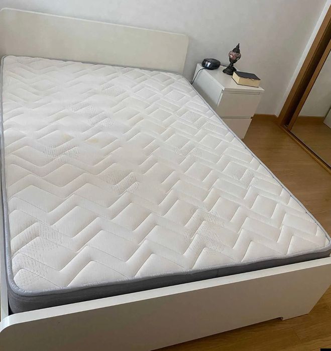 Colchão super ortopédico molas ensacadas lusocolchao 190x140 como novo