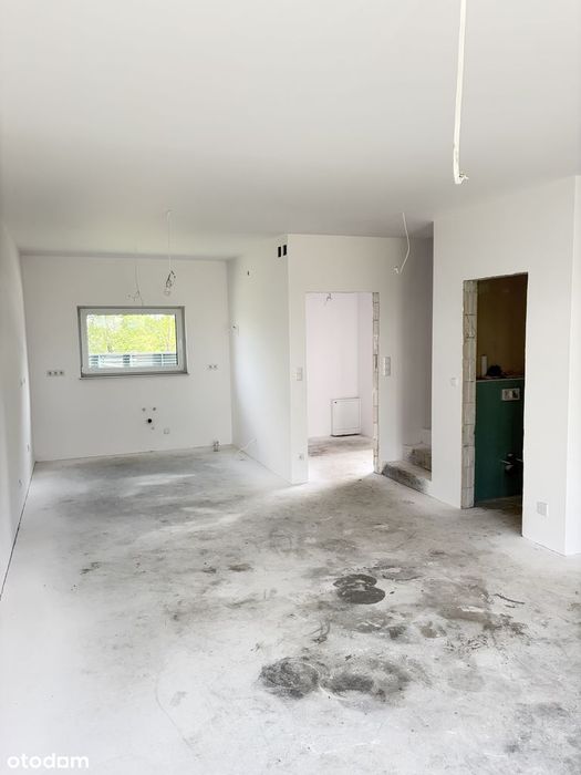Nowoczesny bliźniak - gładzie i malowanie - działka 408m2