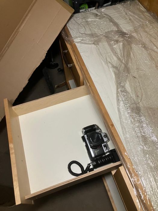 Wyspa + Blat z litego drewna dębowego klejonego