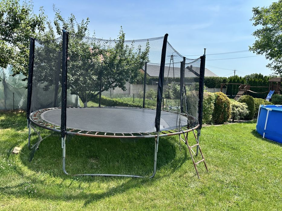 Trampolina ogrodowa duza 404cm