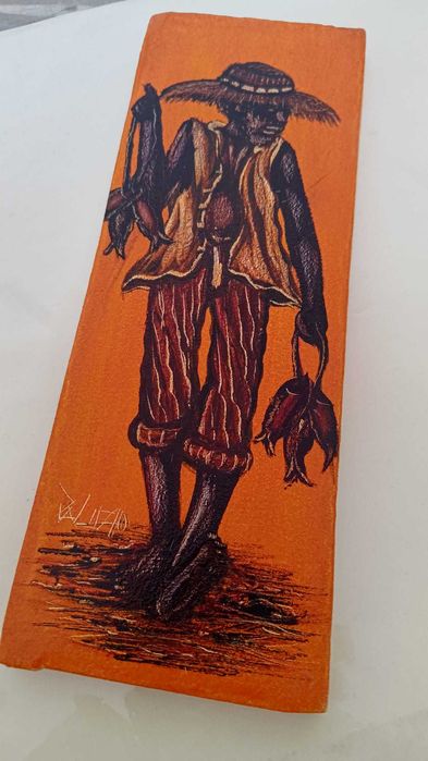 Quadro de artesanato de Angola [300*110mm]