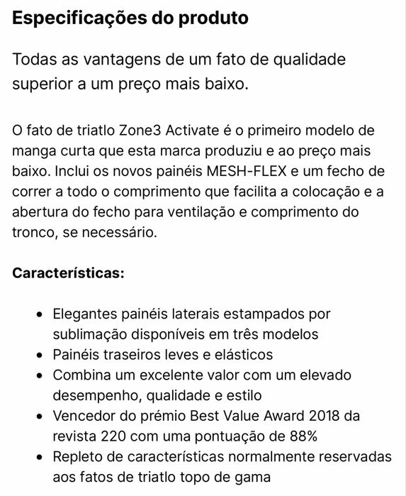 TriSuit zone3 Activate sem Mangas Preto Novo