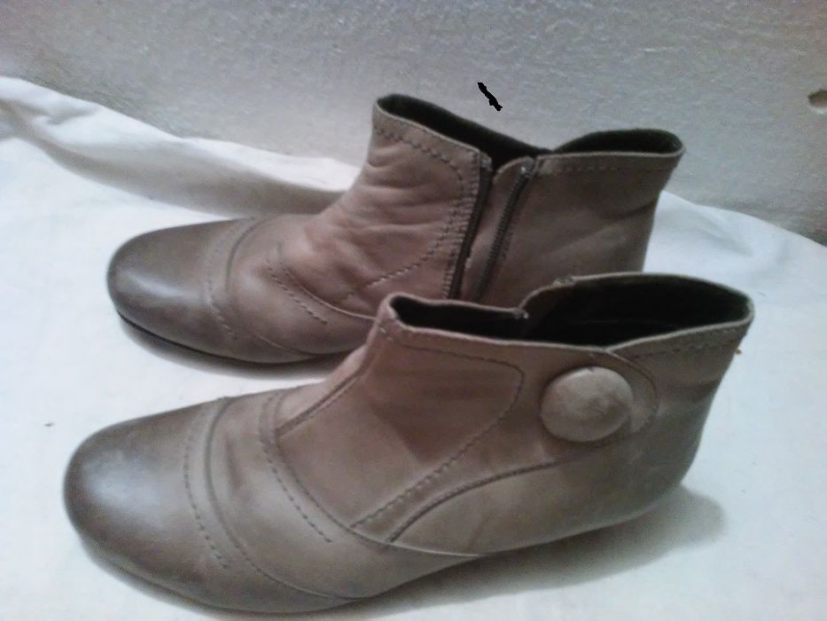 buty cieniowane,botki- SKÓRA NATURALNA 38/39