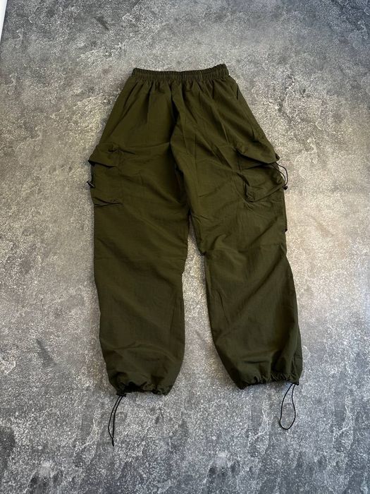 GORETEX НА УТЯЖКАХ штани карго зеленые штаны зелені парашути М Л M L