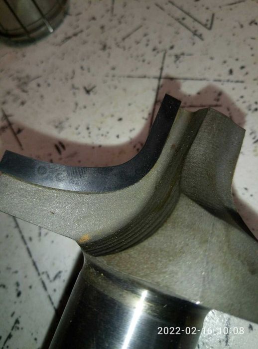 Фреза Алмазная по МДФ, торцевая (мыло) для станков с ЧПУ