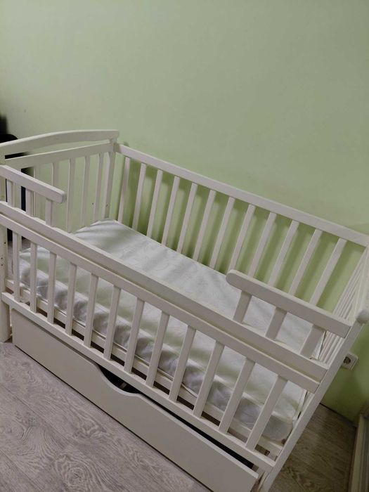 Дитяче ліжечко Deson Човник із шухлядою / Кам'янське