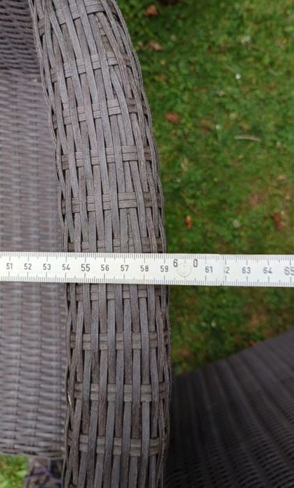 Jeden fotel Ogrodowy Poliratan Jutlandia