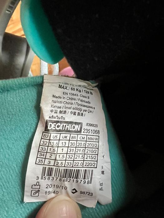 Rolki Decathlon Rolki Decathlon - Roller fit 3JR  rozmiar 32-35,