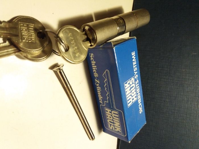 Canhão de fechadura WINKHAUS 35/80 mm