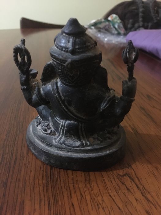 Estátua de Ganesha em Bronze (10 cm)
