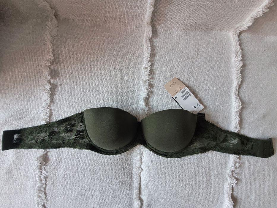Nowy biustonosz h&m rozm.85B balkonetka