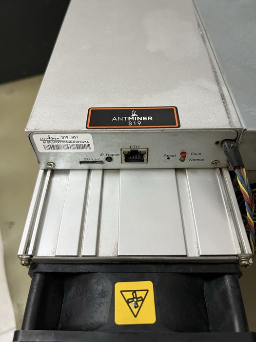 Асік asic antminer s 19 95 th