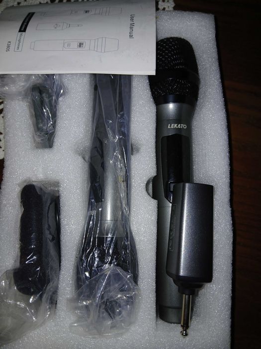 Dwa mikrofony bezprzewodowe LEKATO