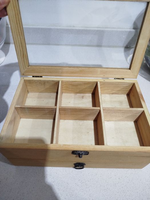 Caixa para chás com gaveta