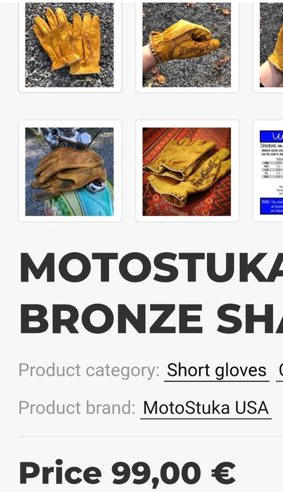 Оригинальні рукавички MotoStuka USA