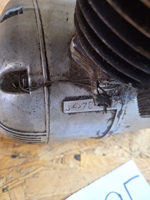 Silnik s38, komar motorynka na pedała,Plomba