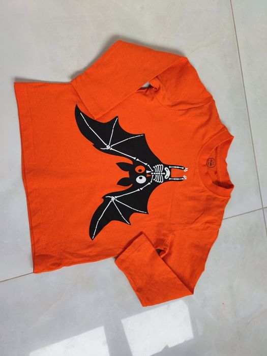 Bluzka z długim rękawem 98 halloween