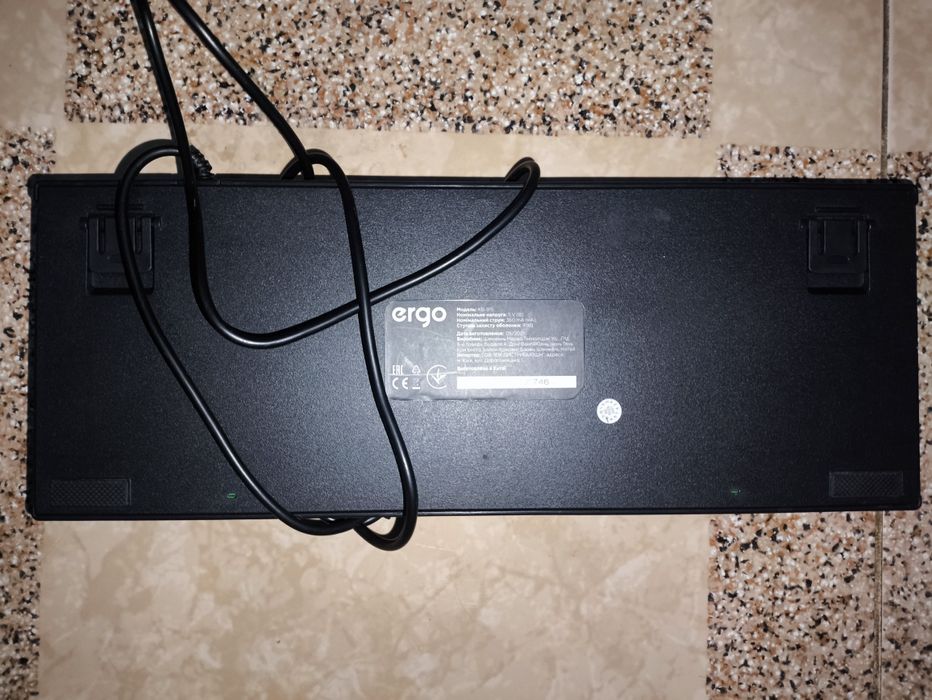 Клавіатура ERGO KB-915 TKL Black